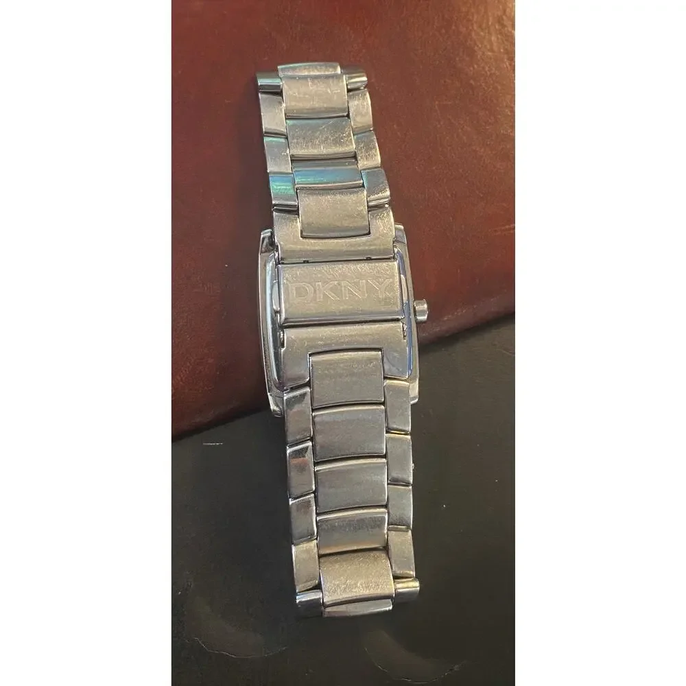 Men's 26mm DKNY Watch, Solid Stainless Steel, WR to 5ATM